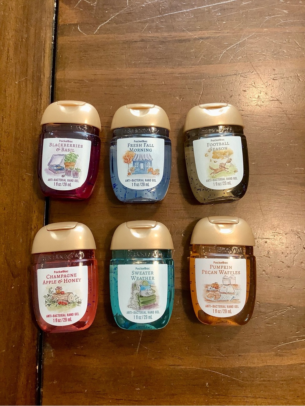 Bath & Body Works Fall Scents Anti-Bacterial Hand Gel Set - Assorted Colors - Picture 8 of 8